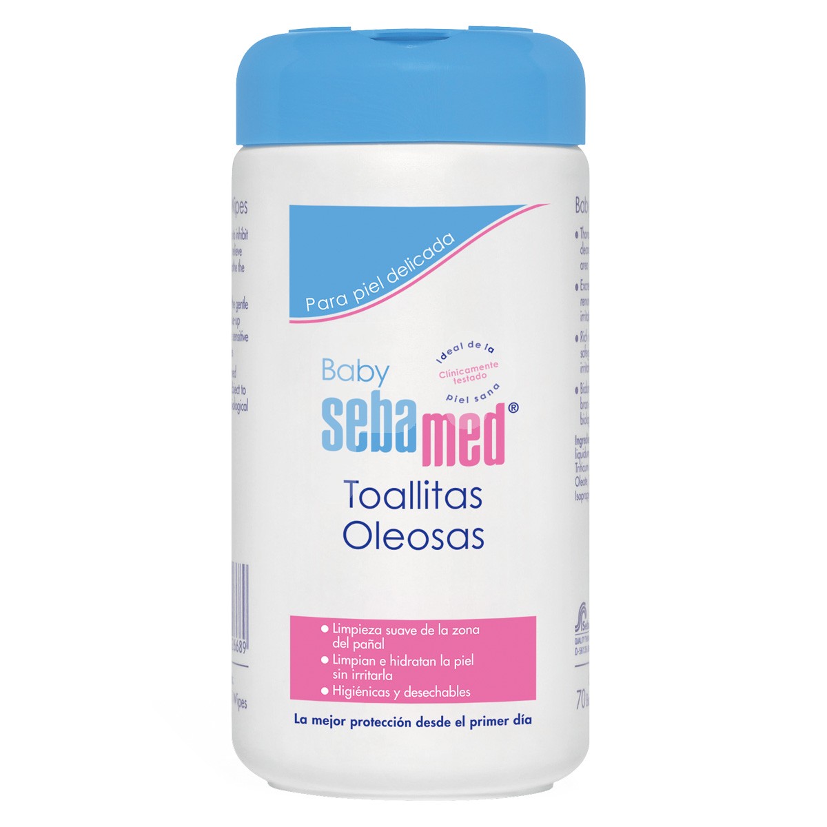 Sebamed Baby toallitas oleosas  70 ud