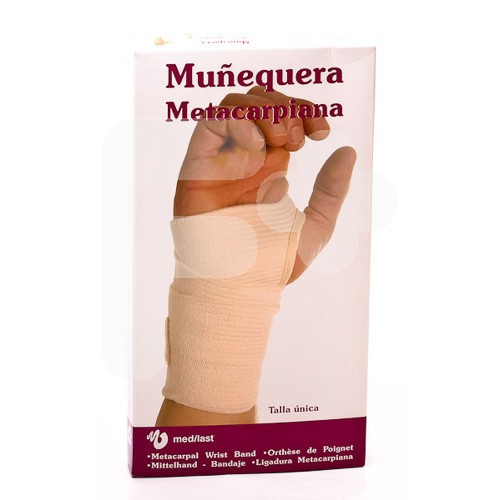 MUÑEQUERA MEDILAST METACARPI VELCRO BLAN