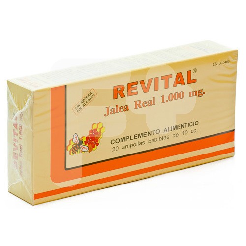 REVITAL JALEA REAL VITAM 20 VIALES BEBIB