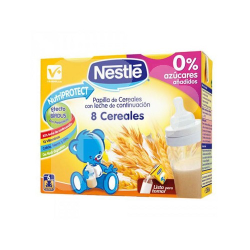 Nestlé Papilla líquida 8 cereales 2x250ml