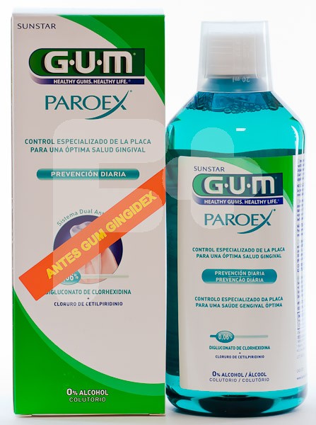 GUM PAROEX PREVENCION COLUTORIO 500 ML