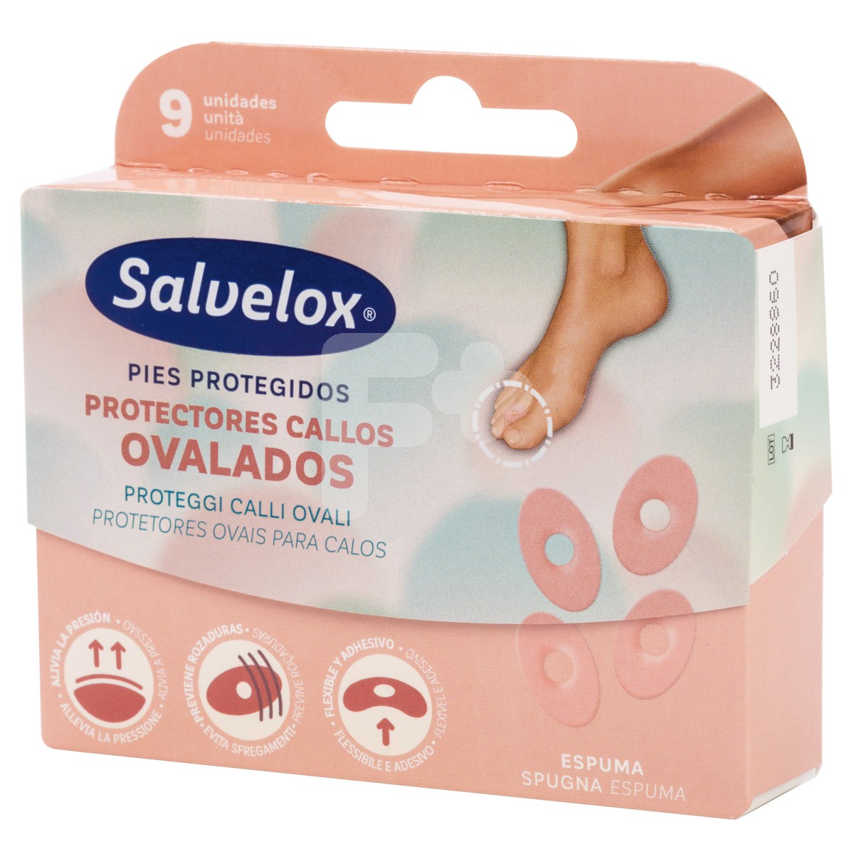 SALVELOX PROTECTOR CALLOS OVALADO 9 UDS