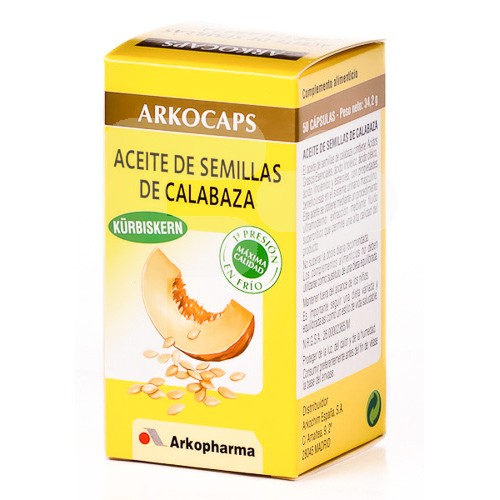 ARKOCAPSULAS ACEITE SEMILLA CALABAZA 50C