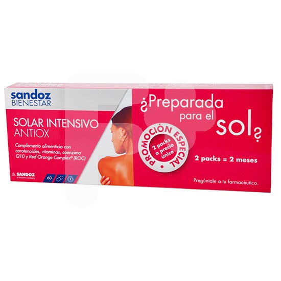 Sandoz Bienestar Solar Pack 2u X 30 cápsulas