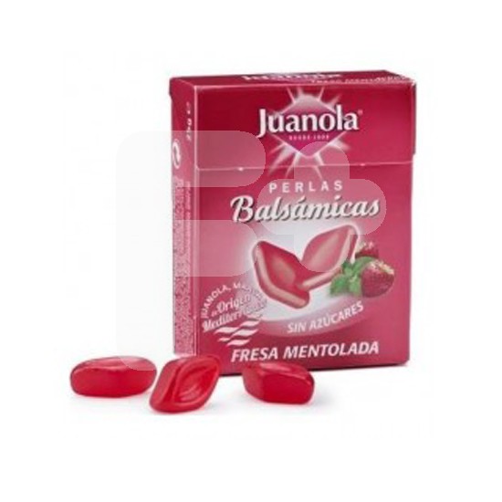 Juanola perlas de fresa mentolada 25gr