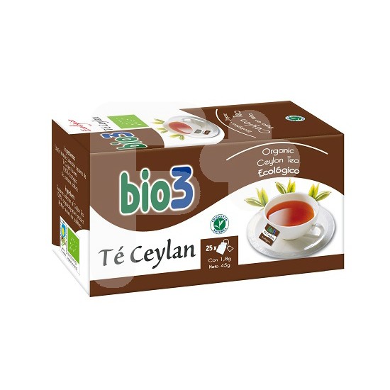 Bio3 té ceylan ecológico 25 bolsitas