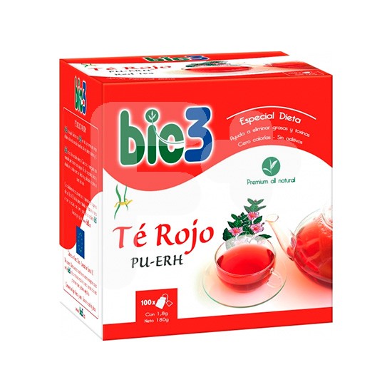 Bie3 te rojo pu-erh ecológico 100 bolsitas