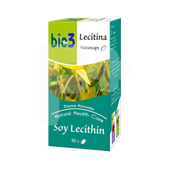 Bie3 lecitina de soja 500mg 80 cápsulas