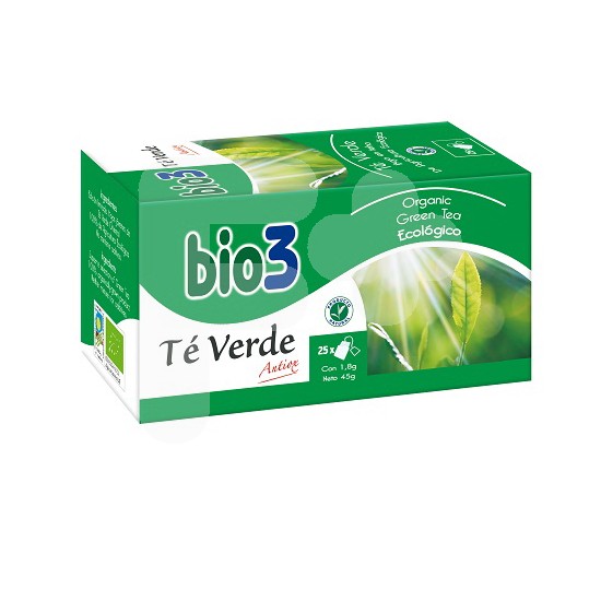 Bio3 té verde ecológico 25 bolsitas