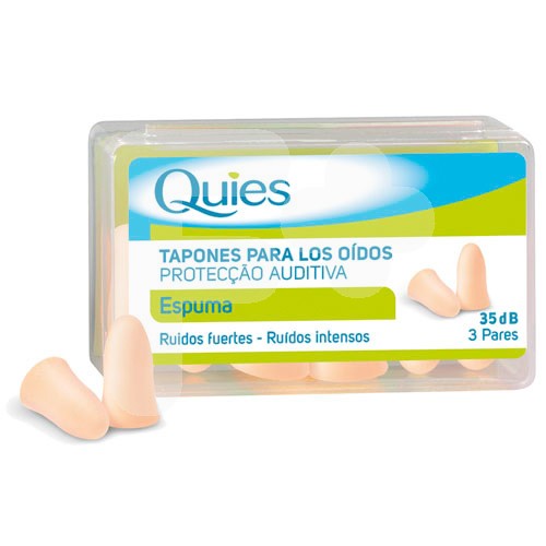 QUIES TAPONES DE OIDO GOMA 6 UDS.