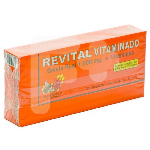 REVITAL JALEA REAL + VITAMINAS 20 VIALES