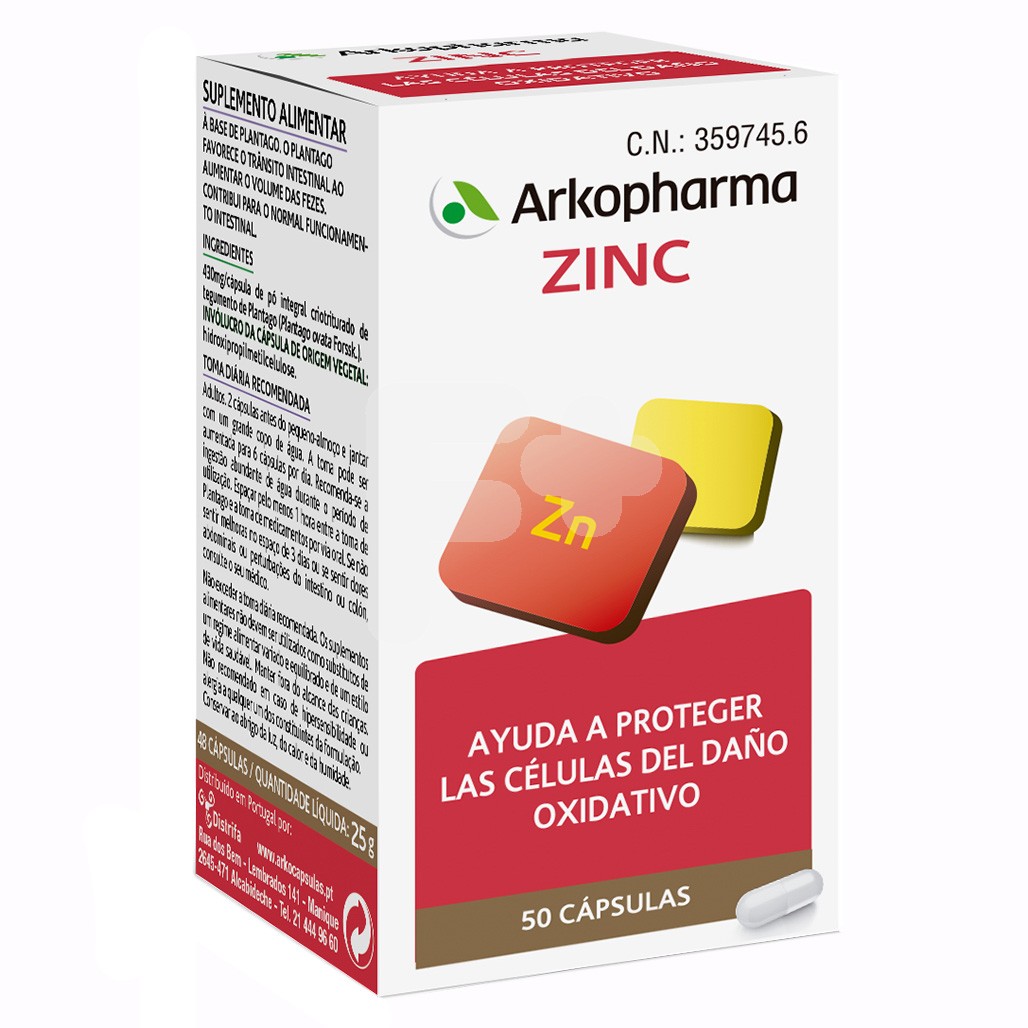 ARKOVITAL ZINC 50 CAPSULAS