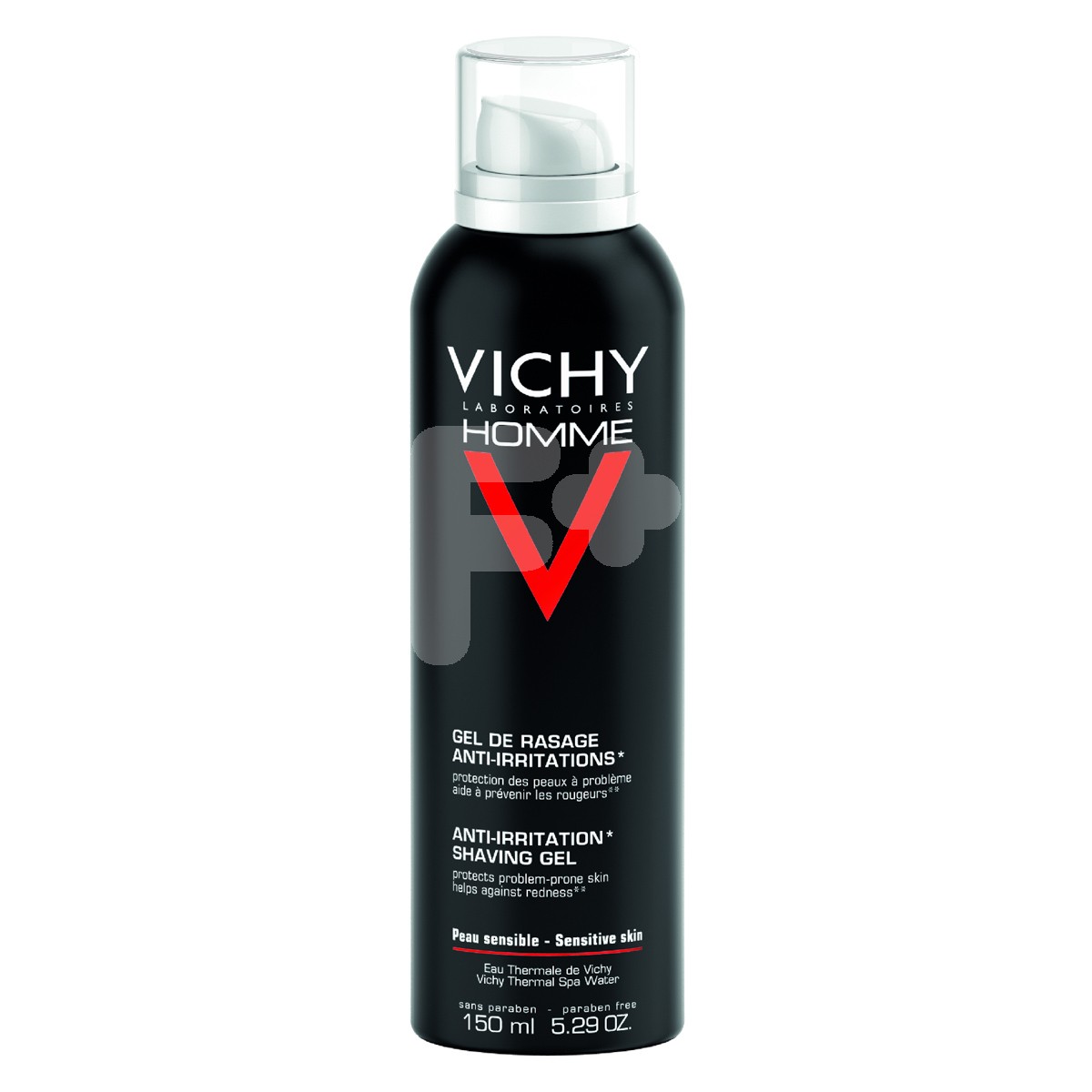 Vichy Homme gel afeitar piel sensible 150ml