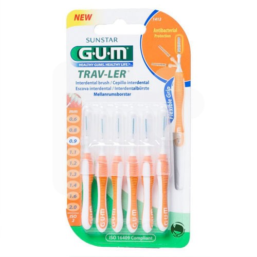 GUM CEPILLO INTERDENTAL TRAVLER 1412 0,9