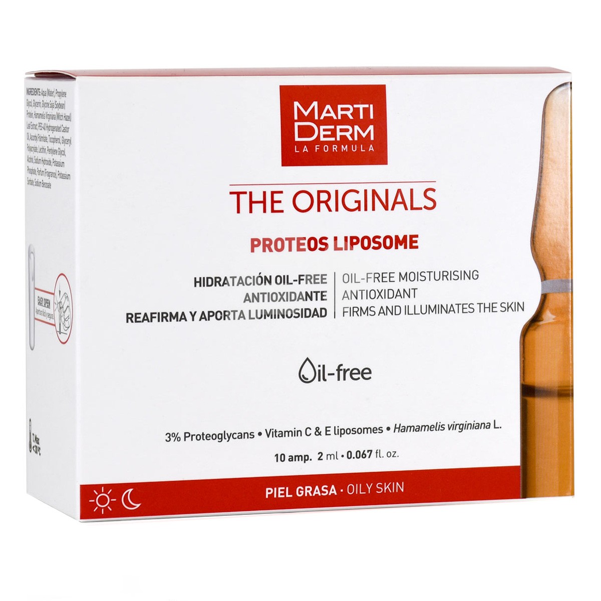 MartiDerm The Originals Proteos Liposome 10 ampollas