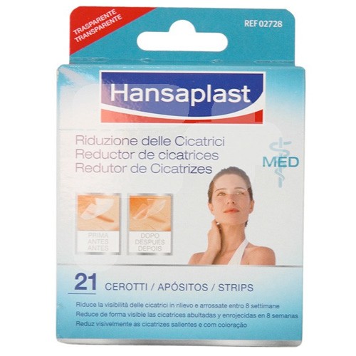 Hansaplast cicatrices 3,8cmx6,8cm 21 apósitos Hansaplast cicatrices 3,8cmx6,8cm 21 apósitos