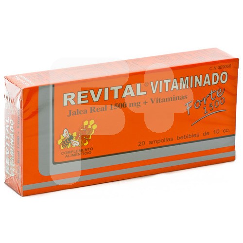 REVITAL VITAMINADO FORTE 20 AMP. 1500 MG