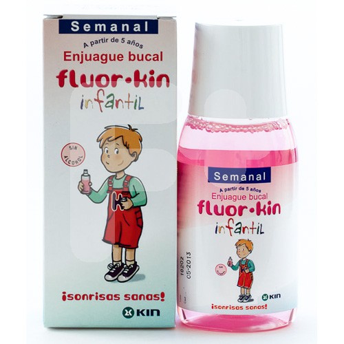 Fluorkin infantil enjuague semanal 100ml