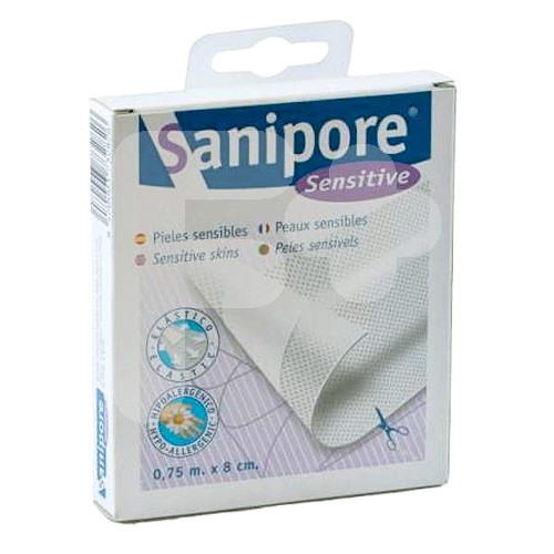 Sanipore sensitive tira recort 0,75mx8cm