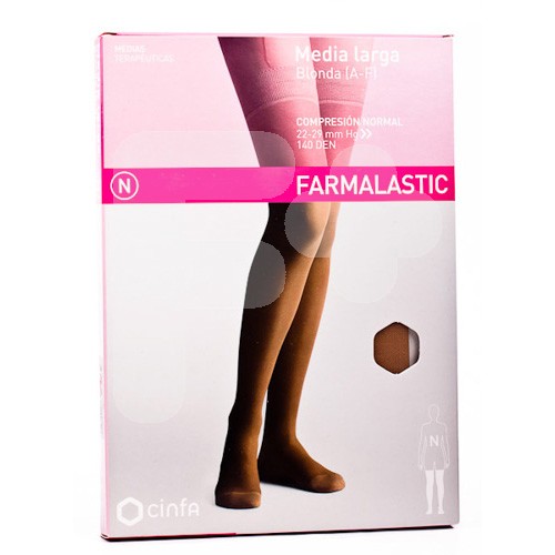 MEDIA FARMALASTIC LARGA BL CN BEIG T/RP MEDIA FARMALASTIC LARGA BL CN BEIG T/RP
