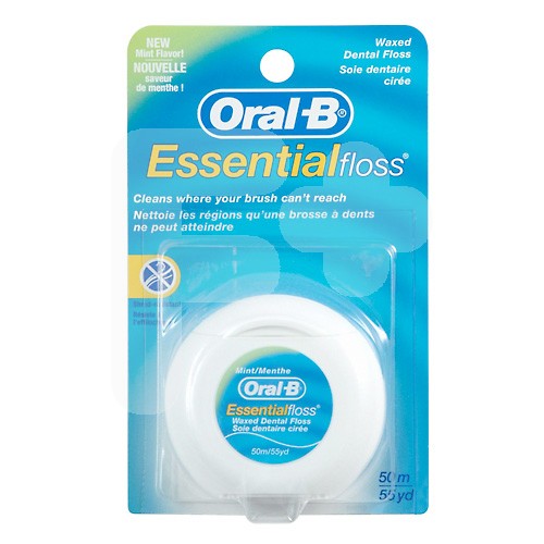 OralB essential floss seda dental menta 50m