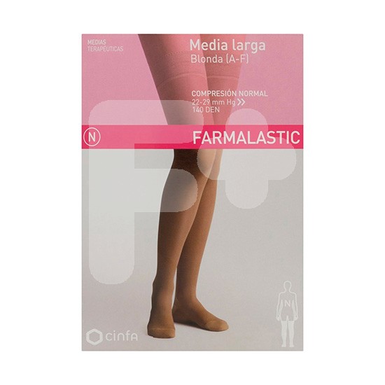 Farmalastic Media larga cn negro t/re