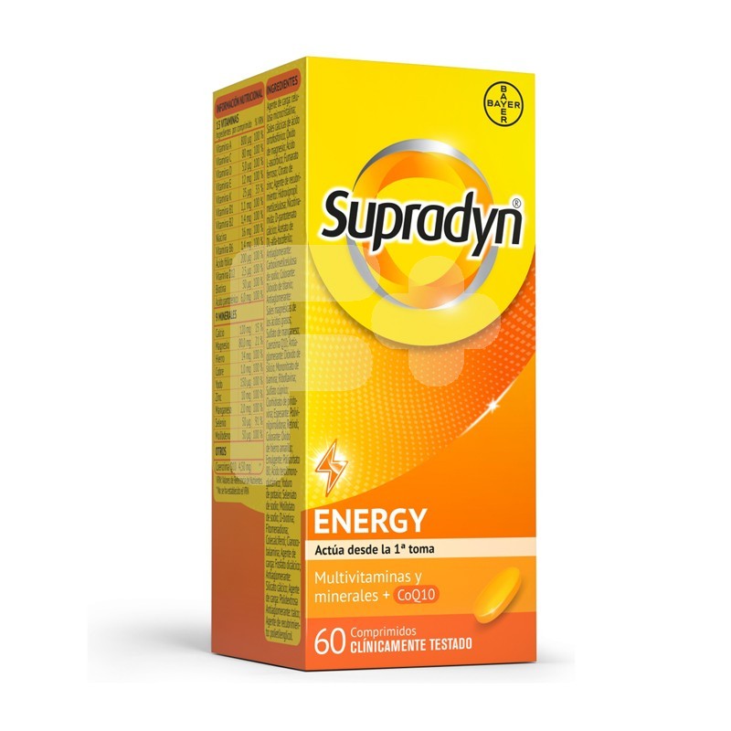 Supradyn Energy Multivitaminas 60 Comprimidos