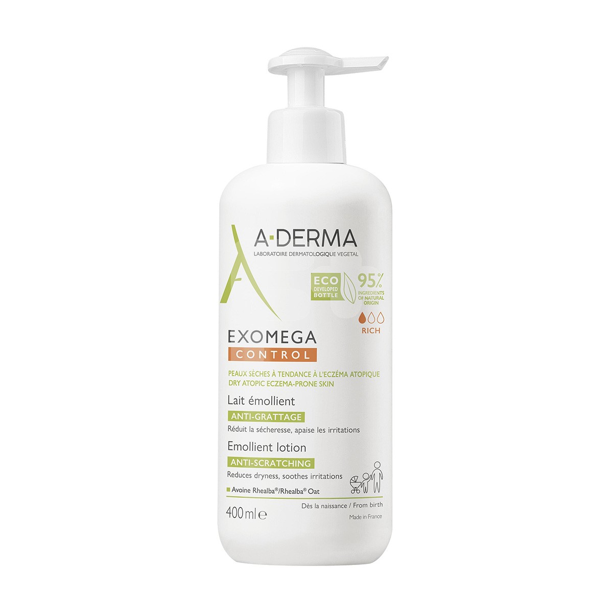 Aderma exomega leche corporal 400ml