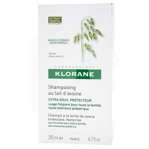 Klorane champú leche de avena 200ml