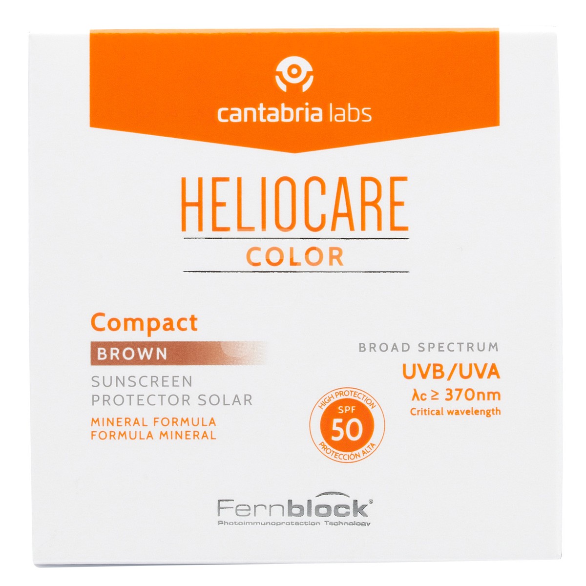 Heliocare compacto color brown SPF50 10g Heliocare compacto color brown SPF50 10g