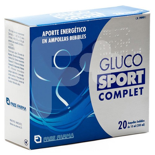 GLUCOSPORT COMPLET 20 AMPOLLAS BEBIBLES