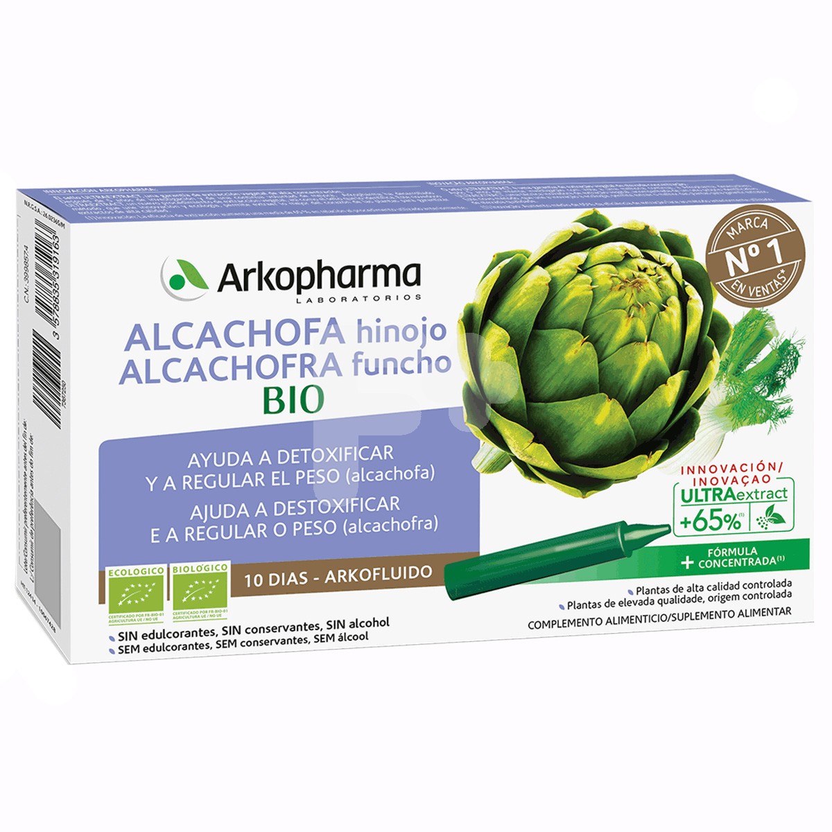 ARKOFLUIDO ALCACHOFA HINOJO 10 AMPOLLAS ARKOFLUIDO ALCACHOFA HINOJO 10 AMPOLLAS