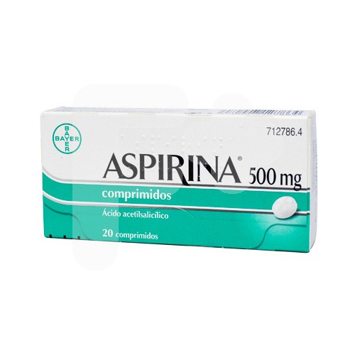 Bayer aspirina adultos 20 comprimidos