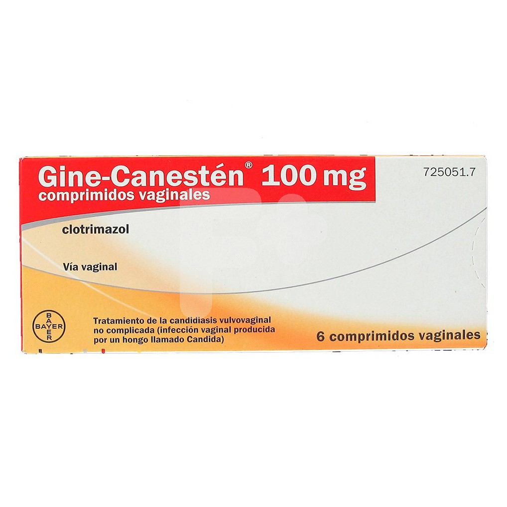 Gine canesten 100 mg 6 comprimidos vaginales