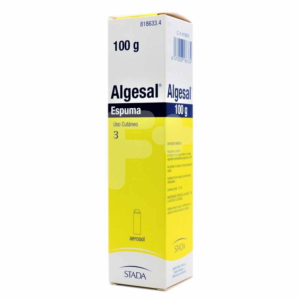 Algesal espuma 100g