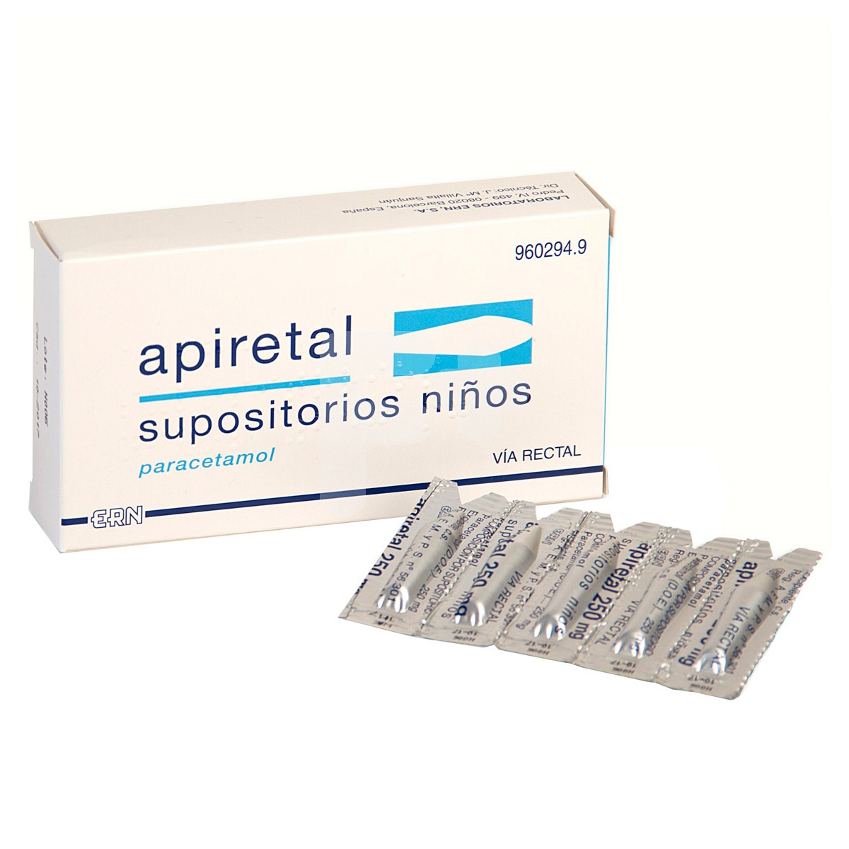 Apiretal supositorios niños