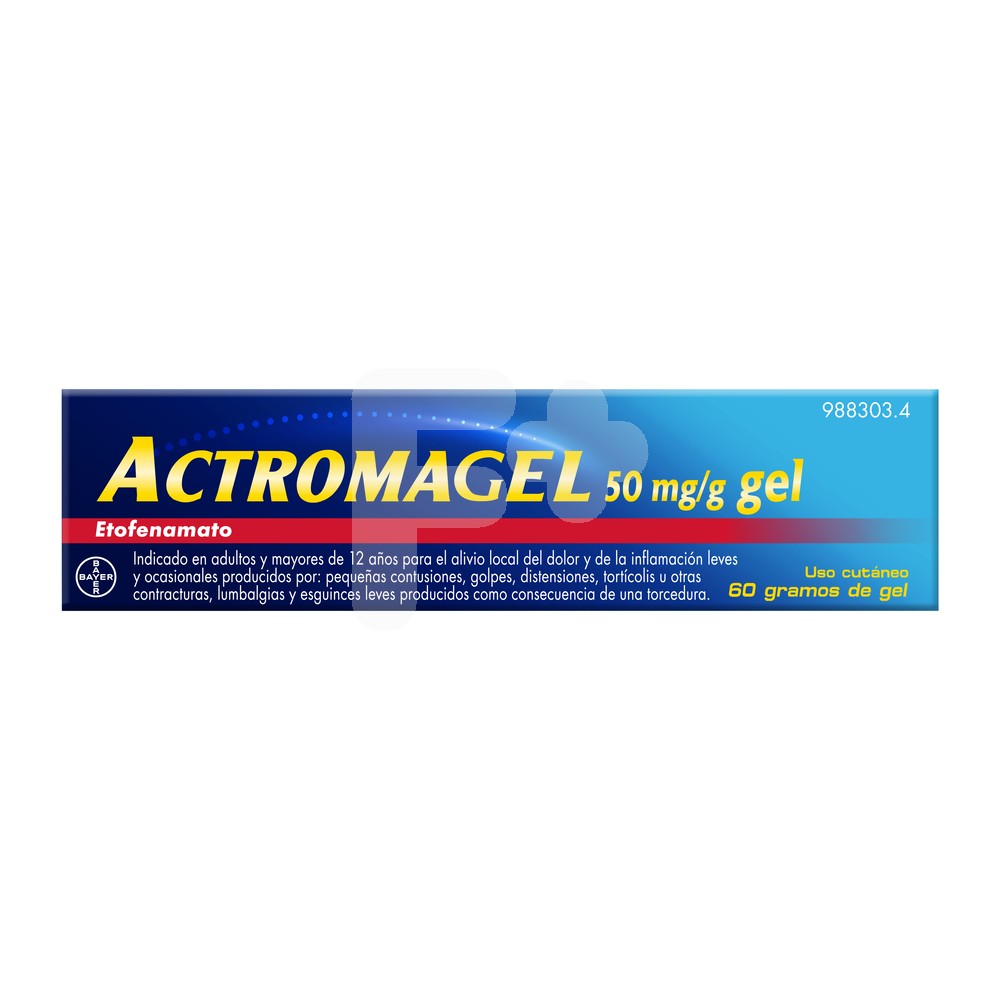 Actromagel 50mg/g gel cutáneo 60g