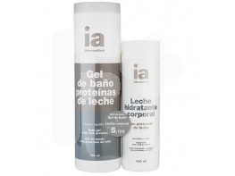 Interapothek pack gel proteína leche 750ml + leche corporal proteína 
leche 400ml