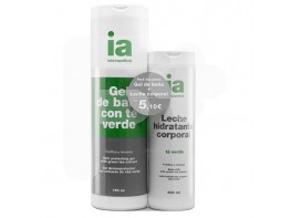 Interapothek pack gel té verde 750ml + leche corporal té verde 400ml