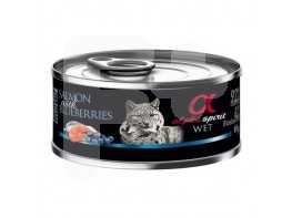 Alpha Spirit As lata salmón arándanos 12x150g