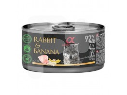 Alpha Spirit As lata conejo platano 6x400g