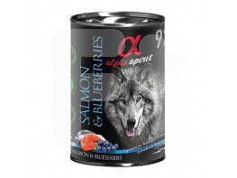 Alpha Spirit As lata salmón arándanos 6x400g