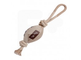 Petuky natural mordedor peluche pelota rugby