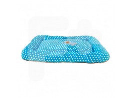 Petuky Colchón acolchado suave azul 90 x 68