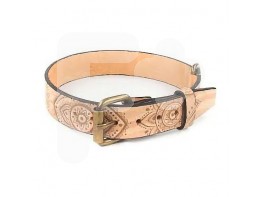Artleather collar Nobuk flores chakras gatos Artleather collar Nobuk flores chakras gatos
