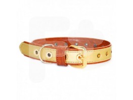 Artleather collar piedras cuero oro 55cm Artleather collar piedras cuero oro 55cm
