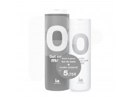 Interapothek pack gel 750ml + leche corporal cero 400ml hombre