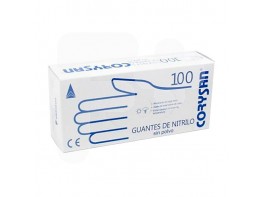 GUANTES CORYSAN NITRILO T/MED 100 UND.