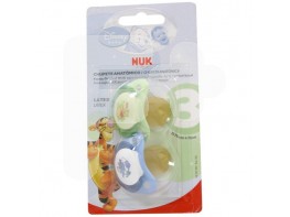Nuk Nukete chupete látex noche Disney talla 3 2 uds