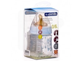 Suavinex Biberón pp boca ancha anatómica T1 150ml Suavinex Biberón pp boca ancha anatómica T1 150ml